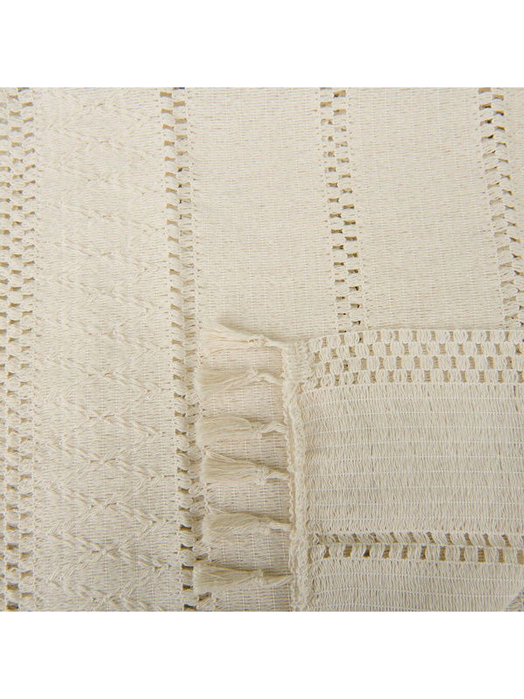 Soft Castel Runner - Beyaz - 35x145 cm-1