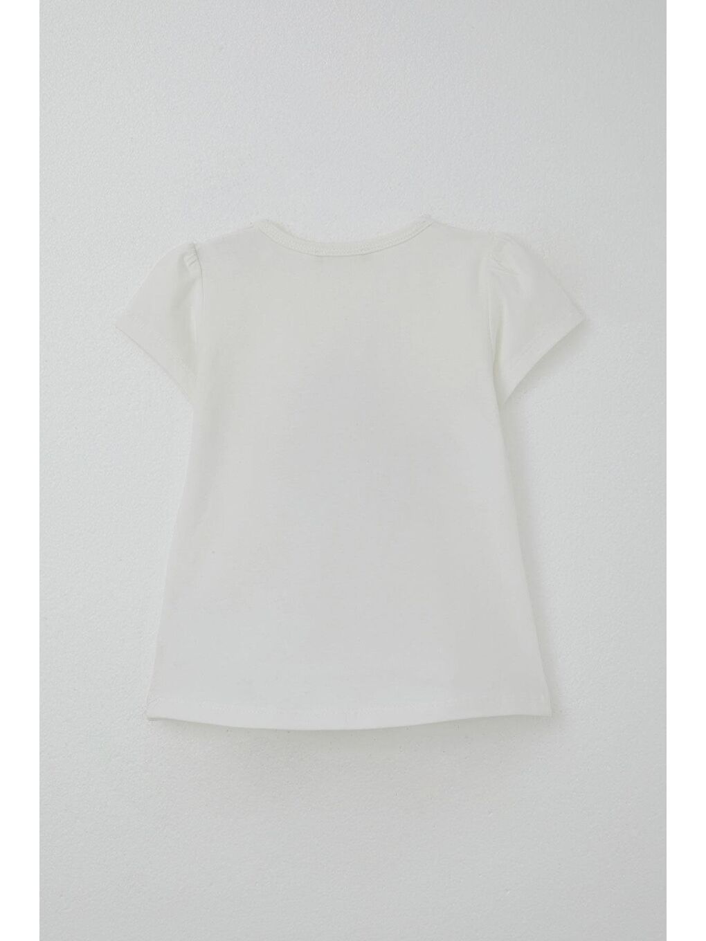 Kız Çocuk Kapri Tayt Takım Güzel Kız Baskılı Ekru (1.5-3 Yaş)-3