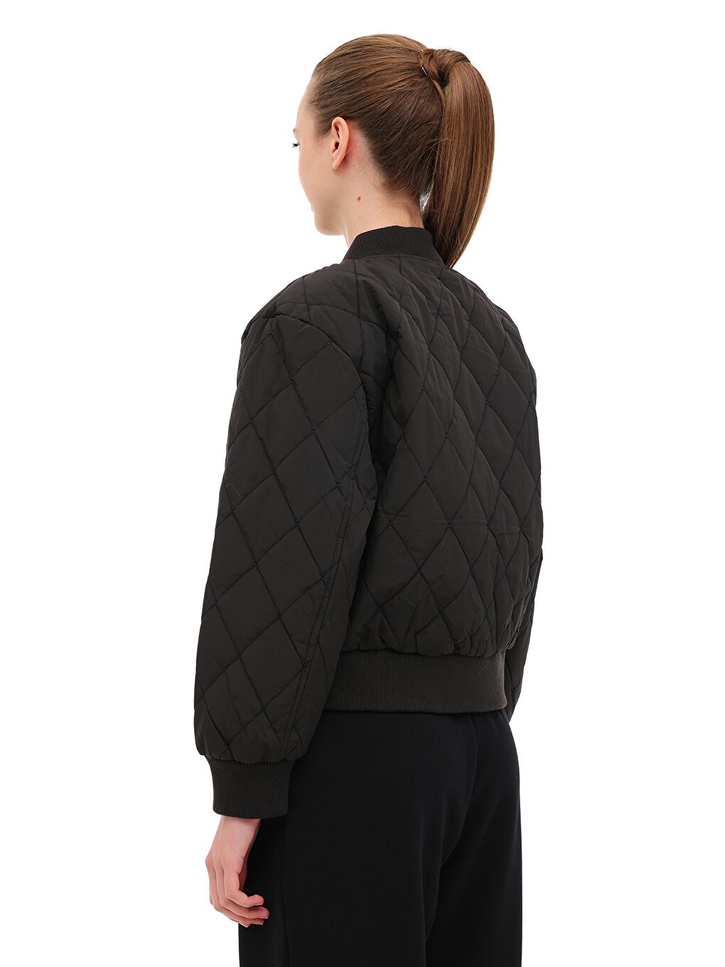 WL 1W-KC-01 5PR Siyah Kadın Mont-1