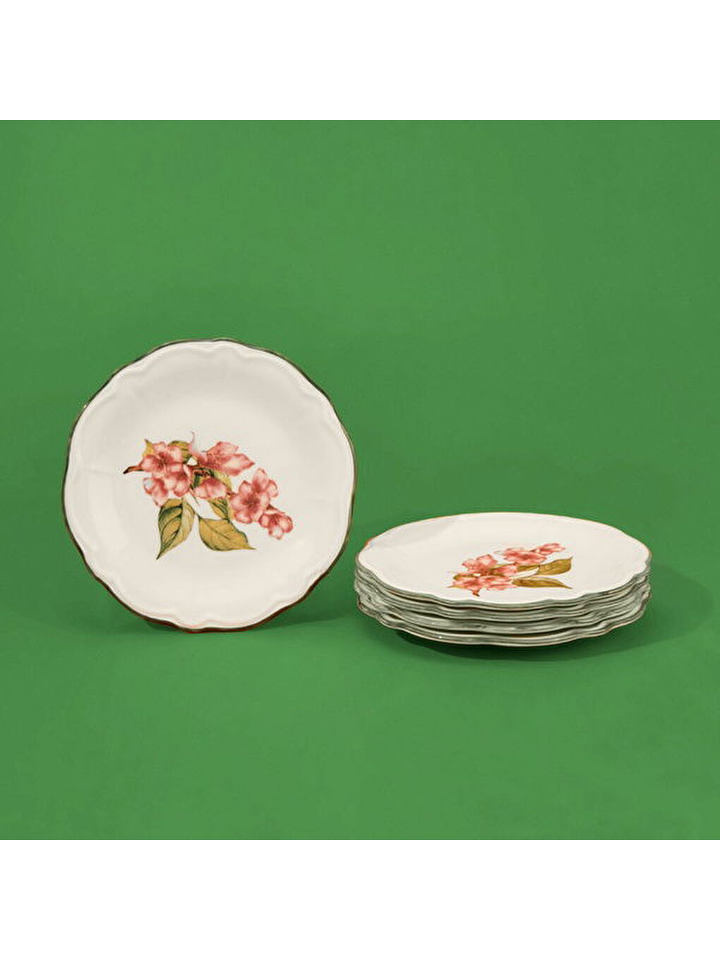 Evidea Karişik Kitchen Orchid 6'lı Tatlı Tabağı - Renkli