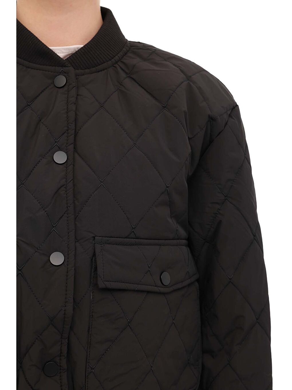 WL 1W-KC-01 5PR Siyah Kadın Mont-3