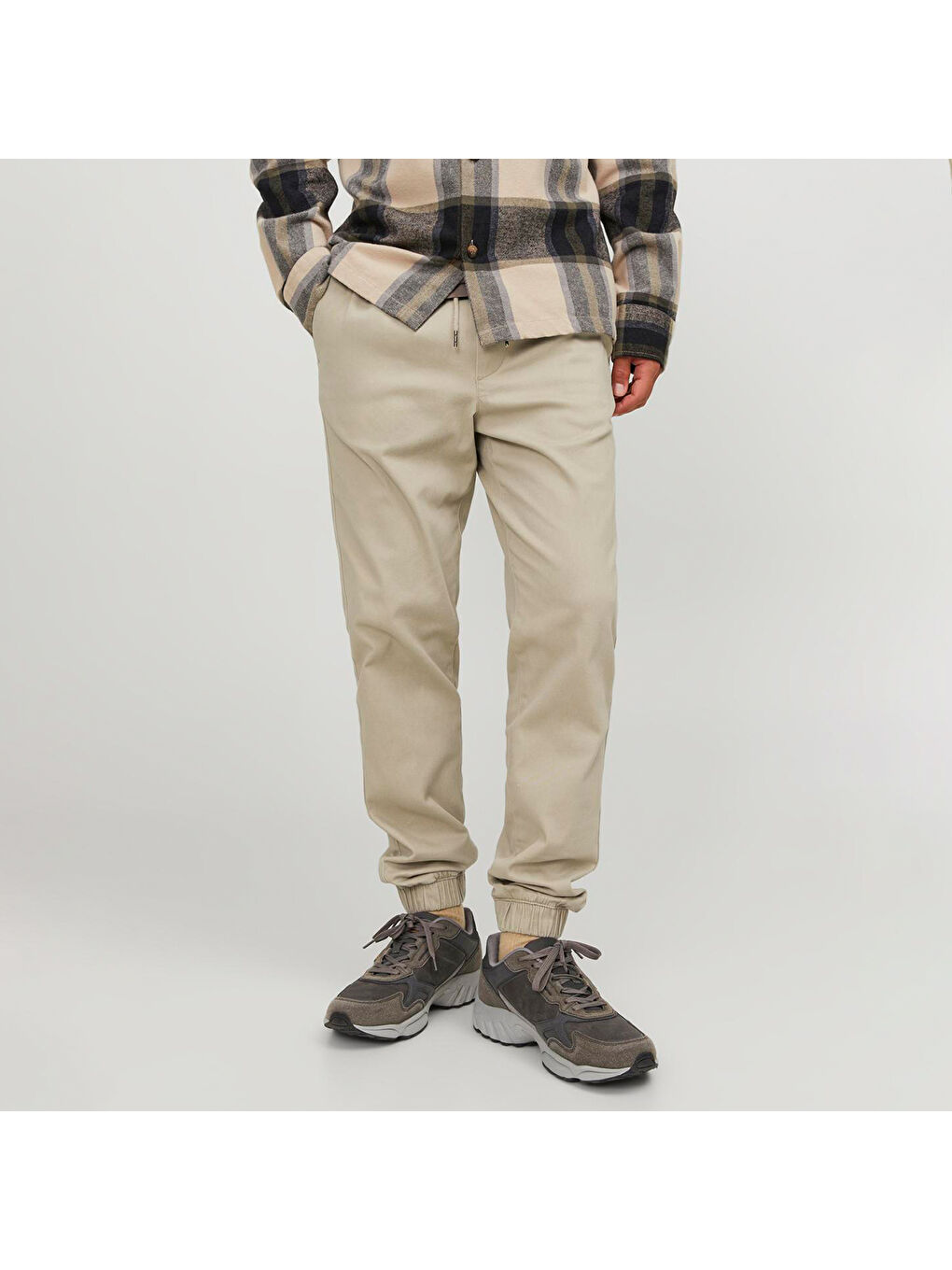 Jack & Jones Bej Gordon Dave Jogger Erkek Bej Pantolon