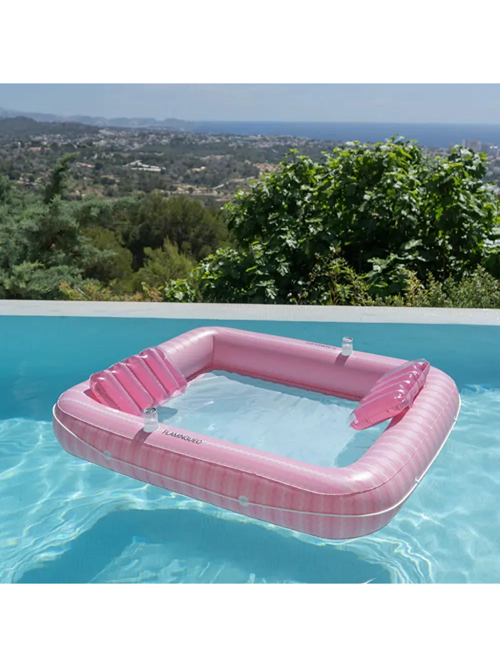 Pembe Çift Kişilik Fileli Havuz Yatağı Lola Pink-2