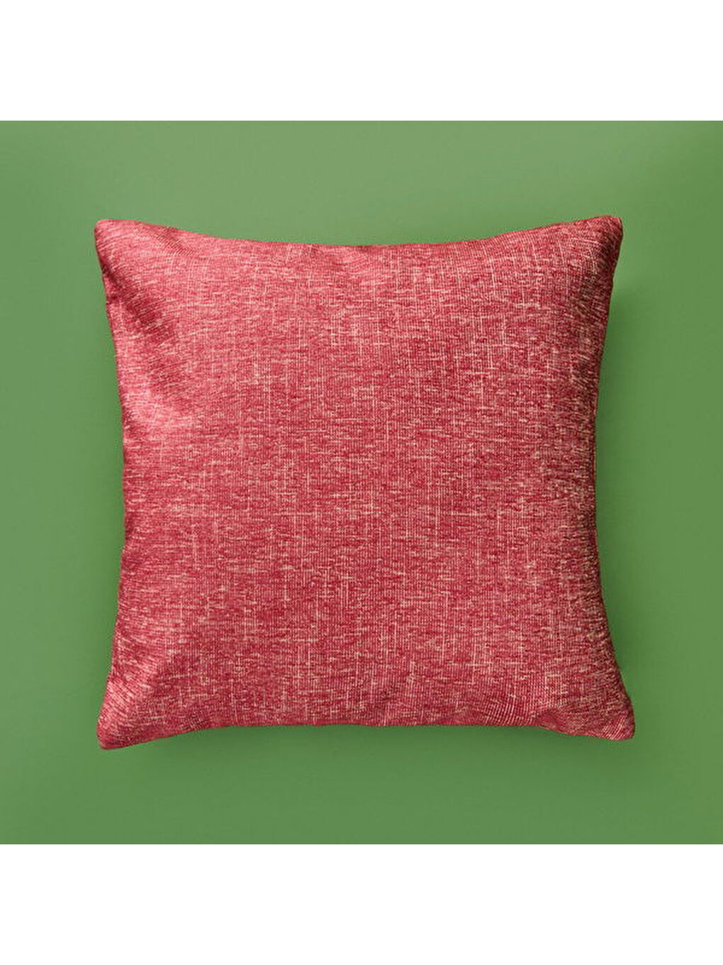 Soft Bert Kırlent - Kırmızı - 50x50 cm-1