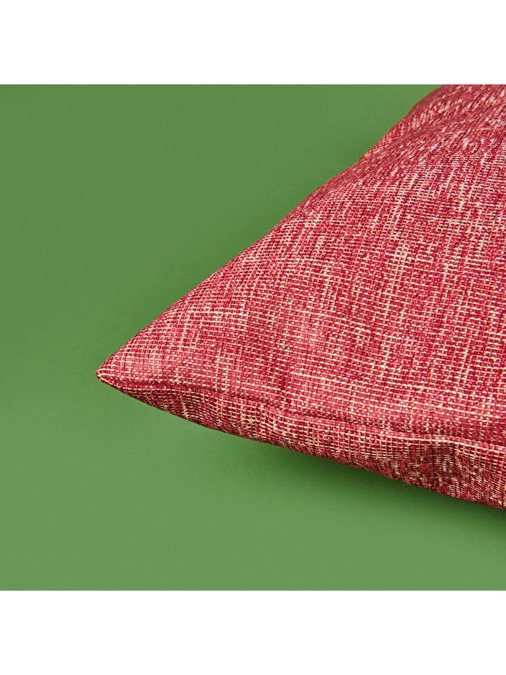 Soft Bert Kırlent - Kırmızı - 50x50 cm-3