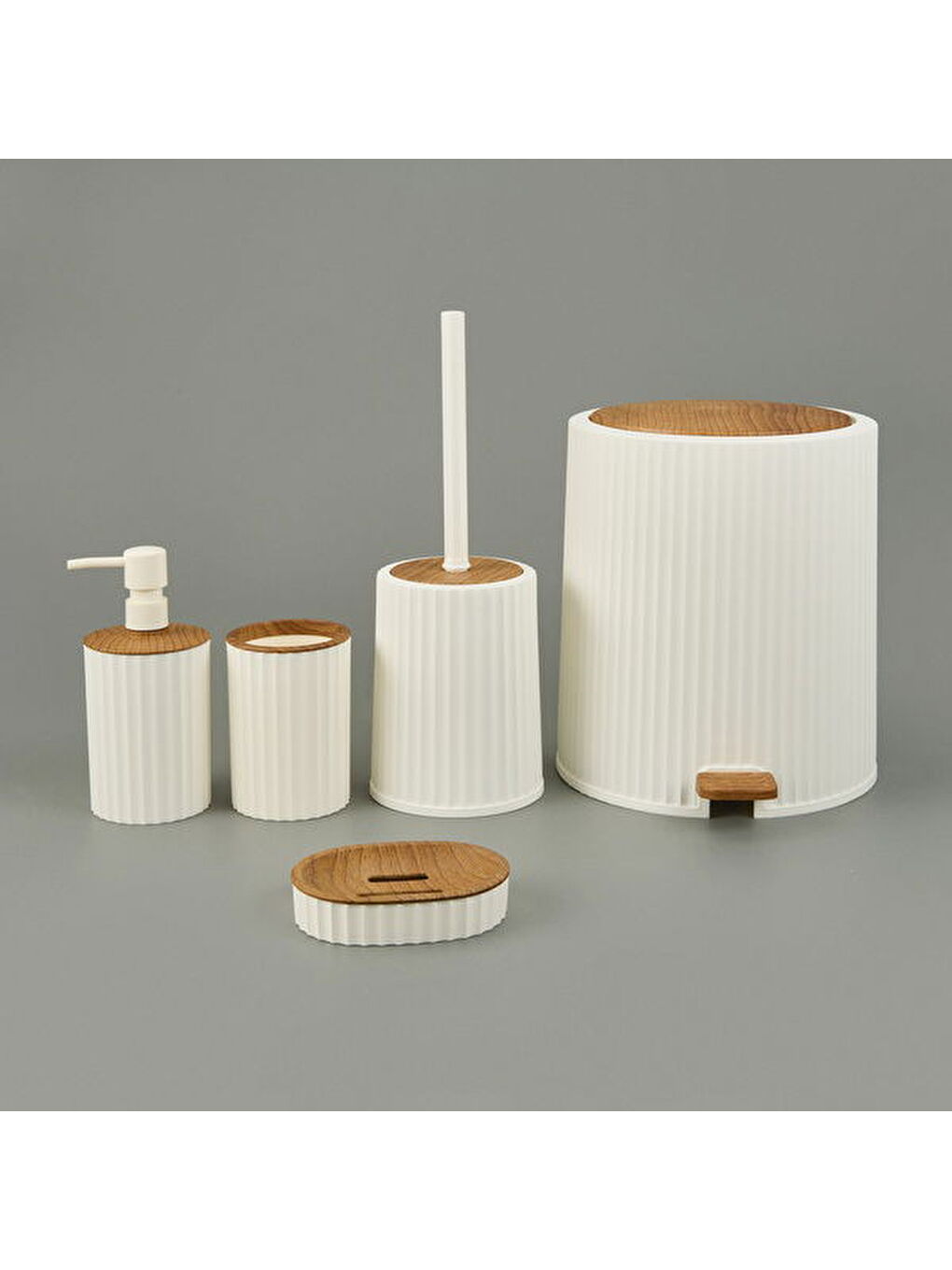 Bath Coliseum 5'li Banyo Seti - Beyaz-2