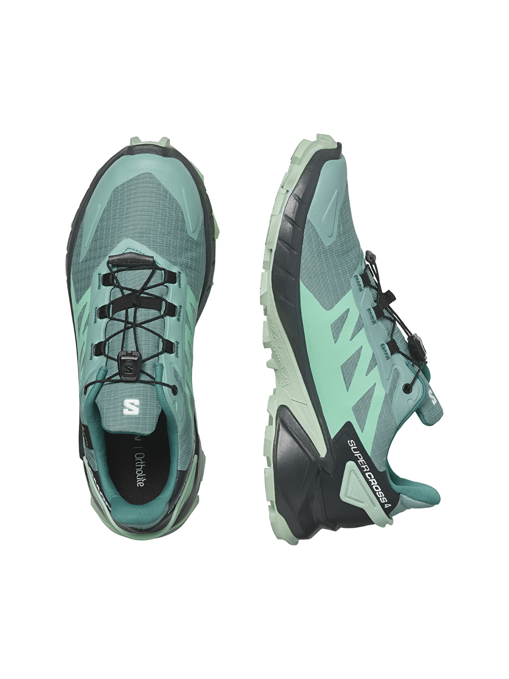 Supercross 4 Goretex Kadın Yeşil Koşu Ayakkabısı-2