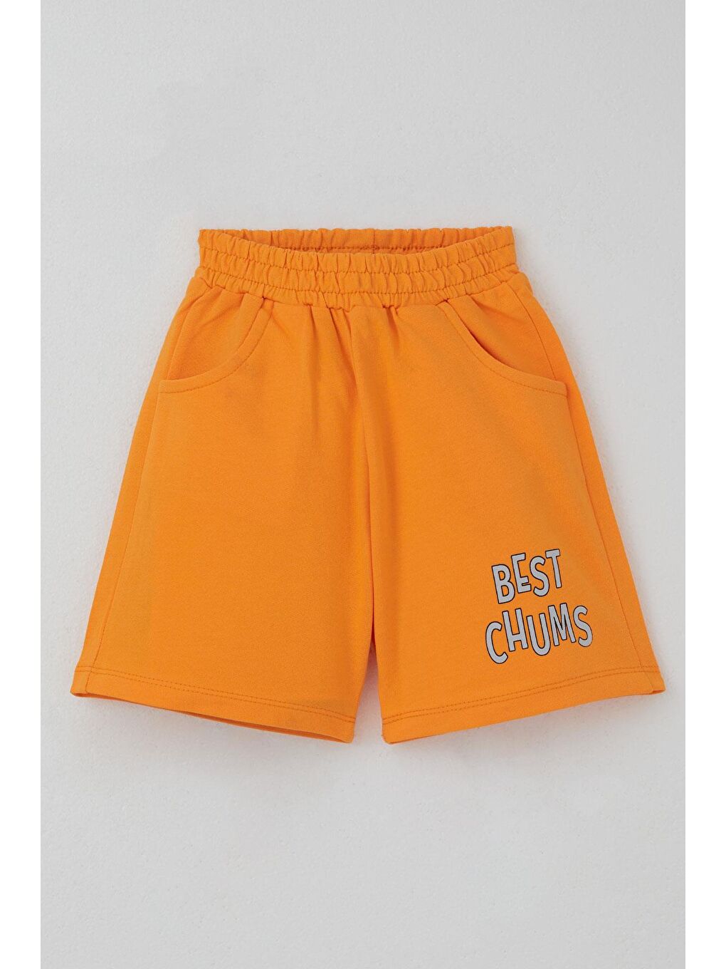 Erkek Çocuk Şortlu Takım Mavi Dünyanın Kahramanları Açık Gri Melanj (1.5-5 Yaş)-2