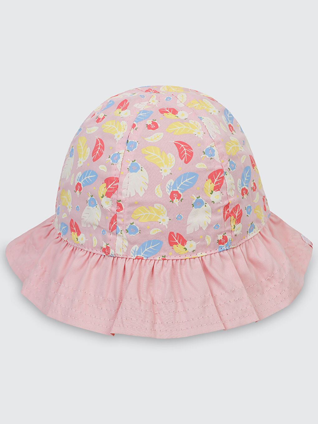 Pembe Kız Bebek Şapka 1-3 Yaş Pudra