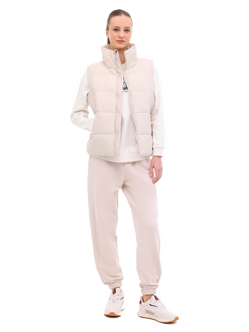 WL 4GUMP WGK-F003W 5PR Bej Kadın Yelek-2