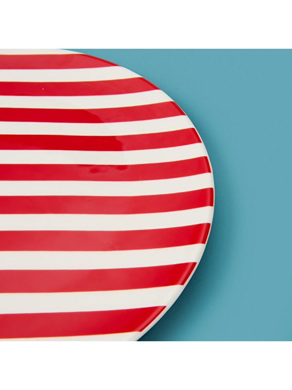 Kitchen Have Fun Servis Tabağı - Kırmızı - 25 cm-1