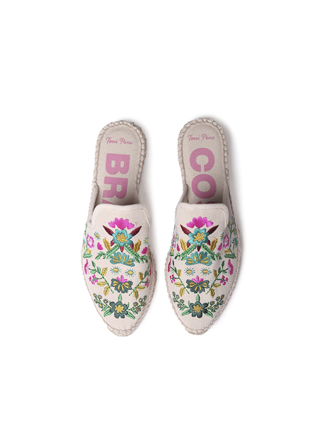 Karışık Kadın Terlik Culip Floral-2