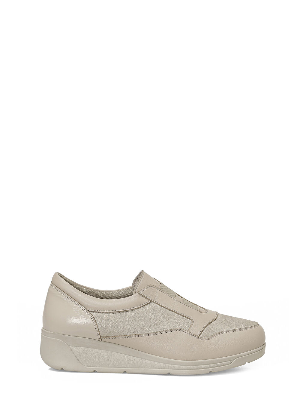 105623.Z6FX Bej Kadın Dolgu Sneaker Ayakkabı