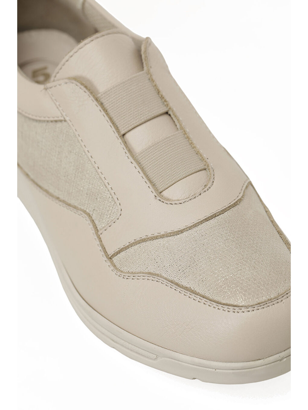 105623.Z6FX Bej Kadın Dolgu Sneaker Ayakkabı-6