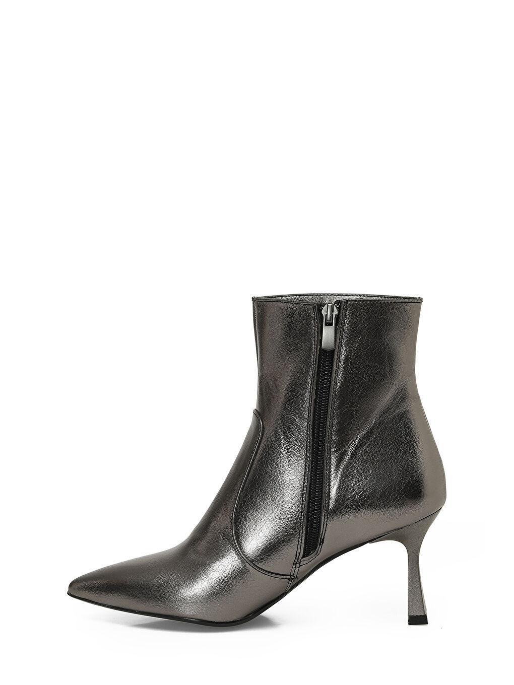 Sarı 23K-151 4PR Bronz Kadın Topuklu Bot-2