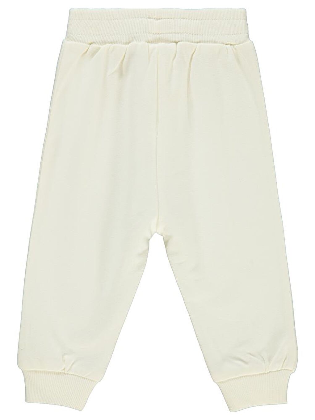 Ekru Baby Basic Kalp Etiketli 6-18 Ay Eşofman Altı-1