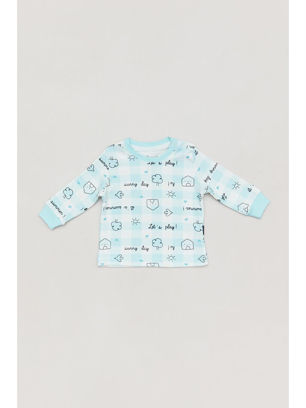 Yeşil Baskılı Bisiklet Yaka Kız Çocuk Body