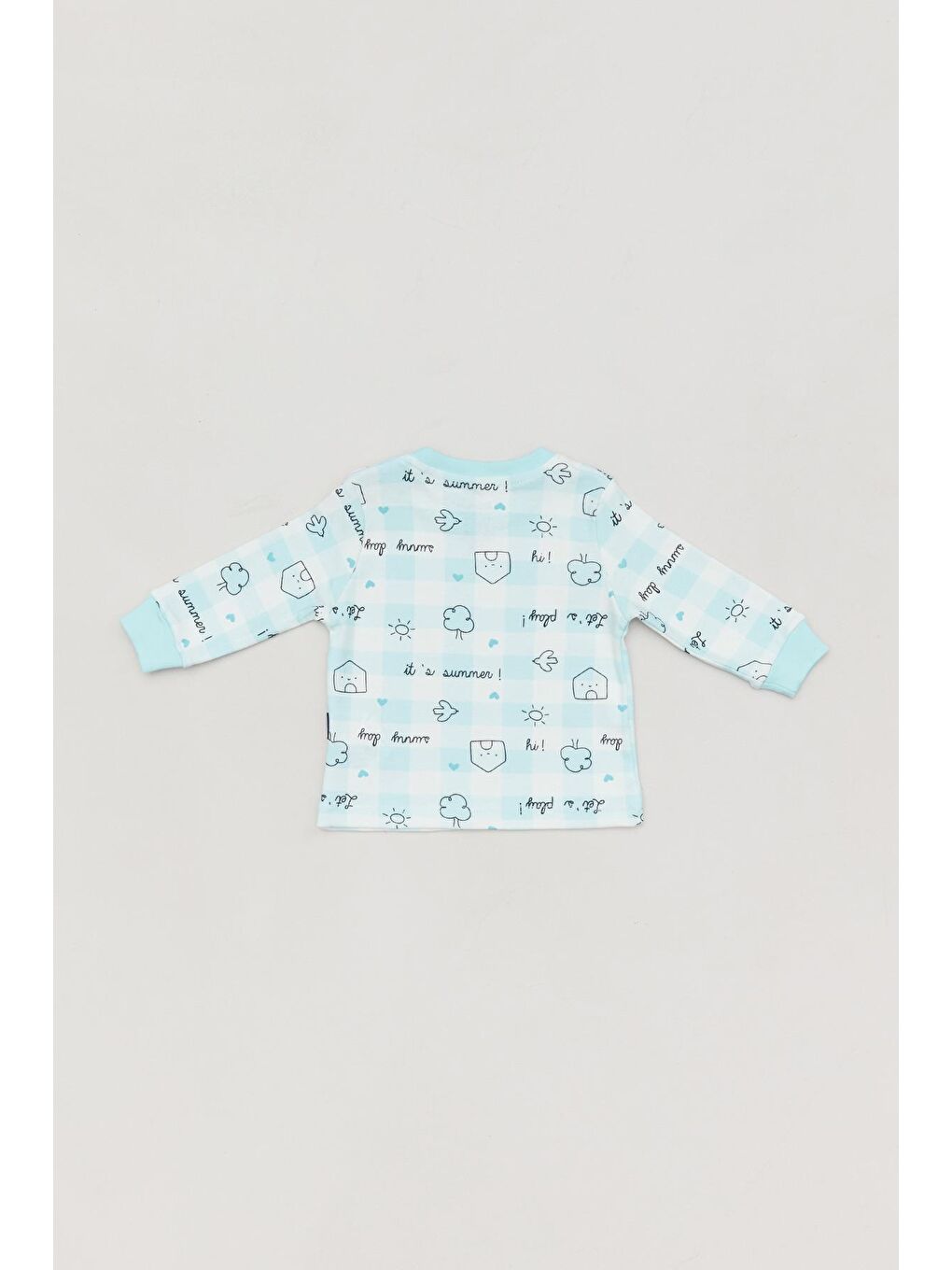 Yeşil Baskılı Bisiklet Yaka Kız Çocuk Body-1