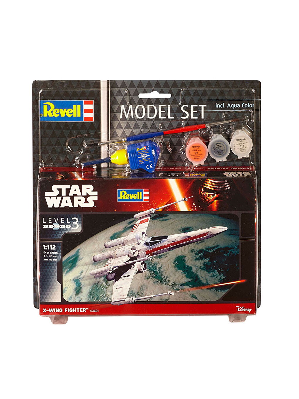 Revell Renksiz Maket 1:112 Model Set Star Wars X-Wing Fighter 63601 - 1