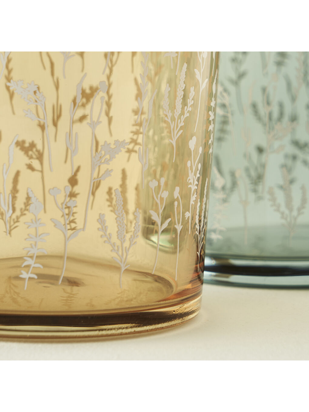 Karışık Flores 4'lü Meşrubat Bardağı (380 cc)-1