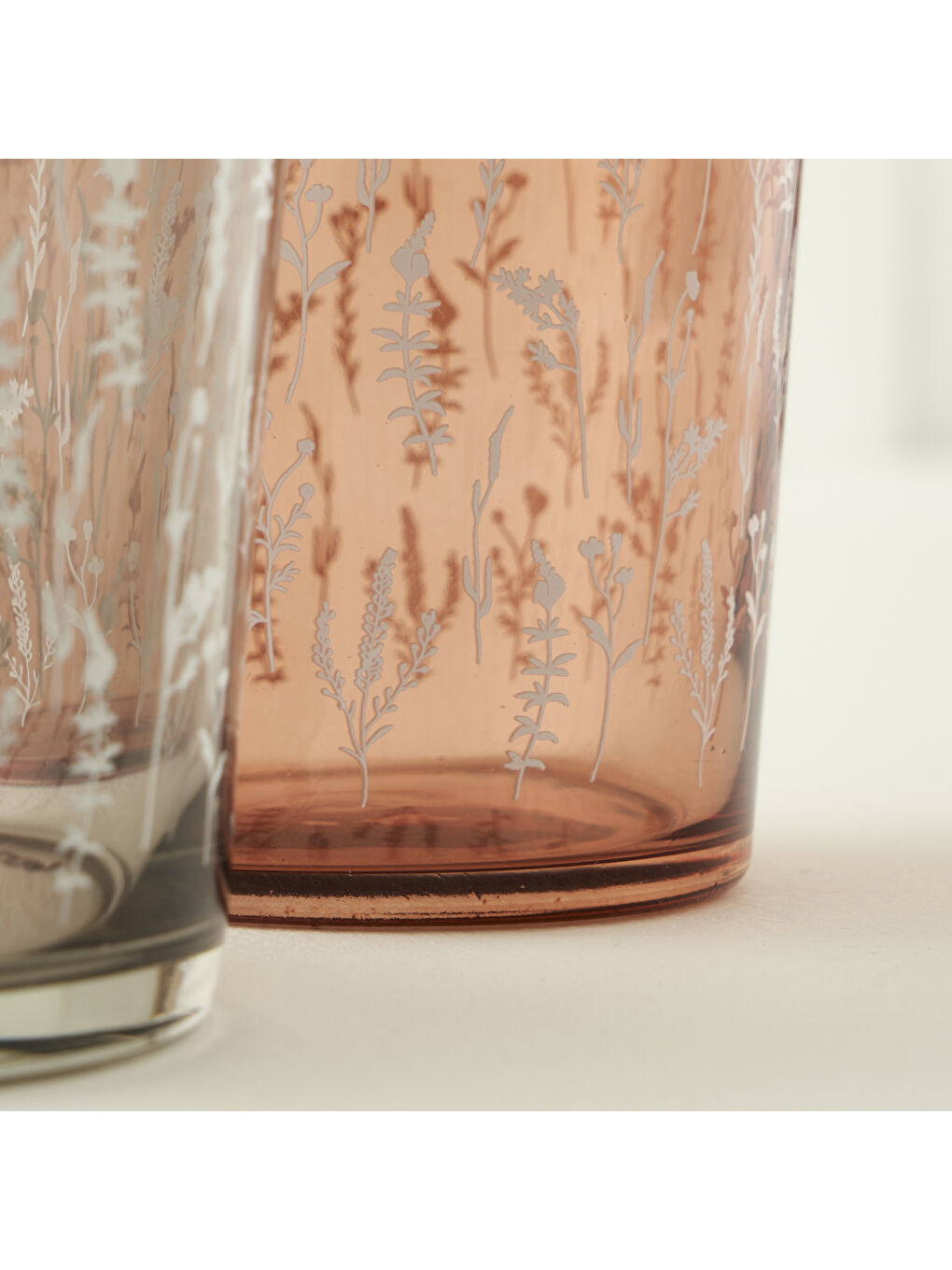 Karışık Flores 4'lü Meşrubat Bardağı (380 cc)-2