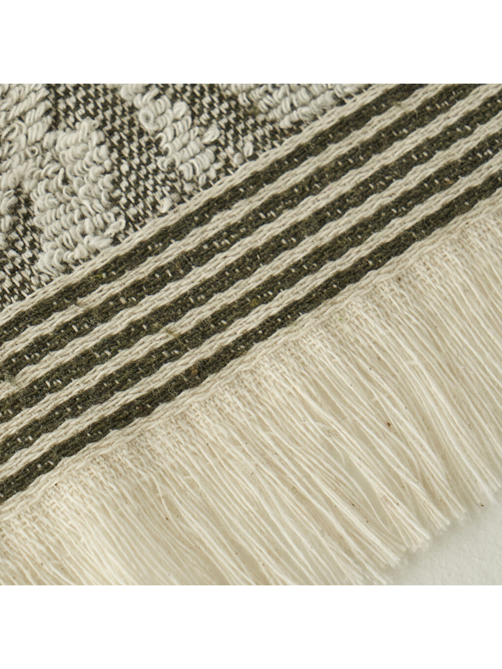 %100 Pamuk Colin Yüz Havlusu Yeşil (50x90 cm)-3