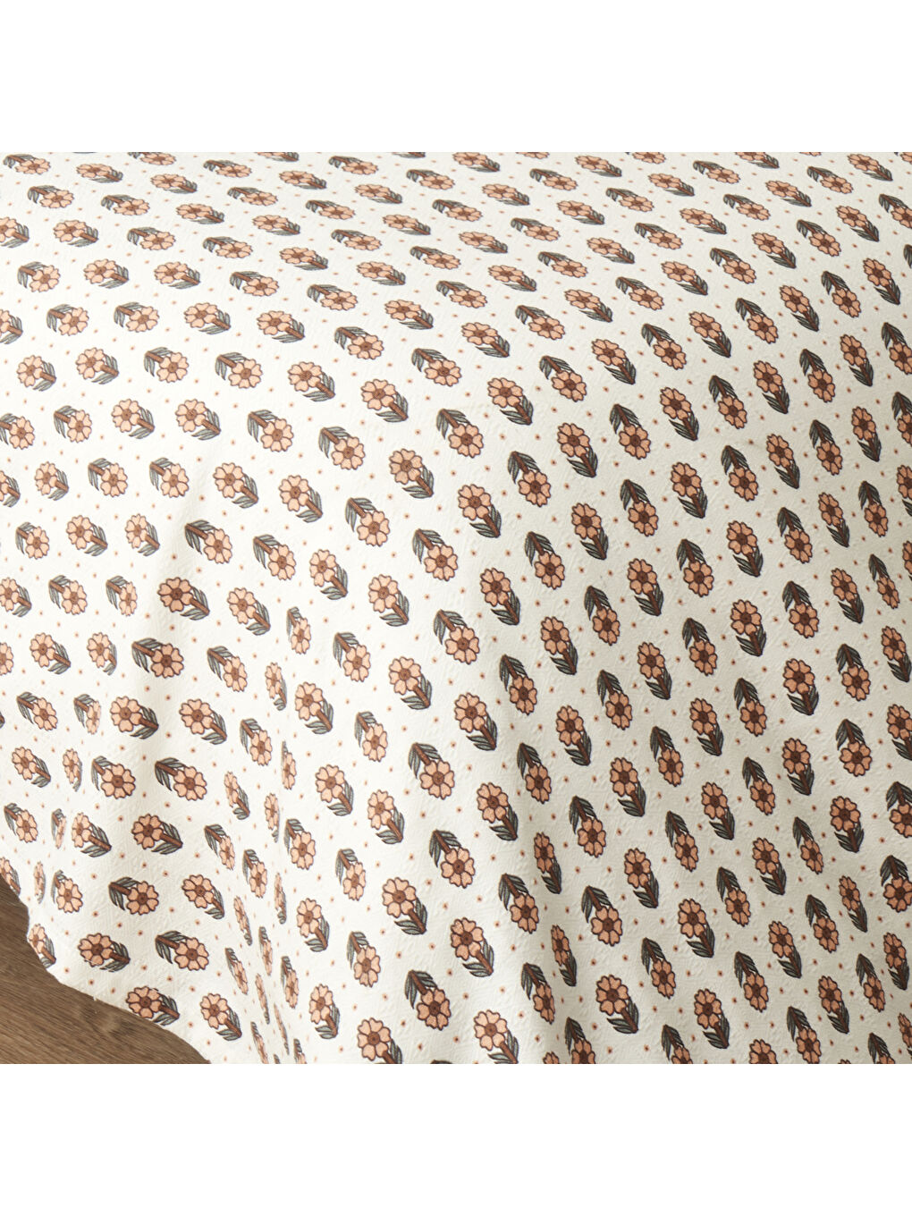 Karışık Jane Pamuklu Tek Kişilik Baskılı Pike (150x220 cm)-3