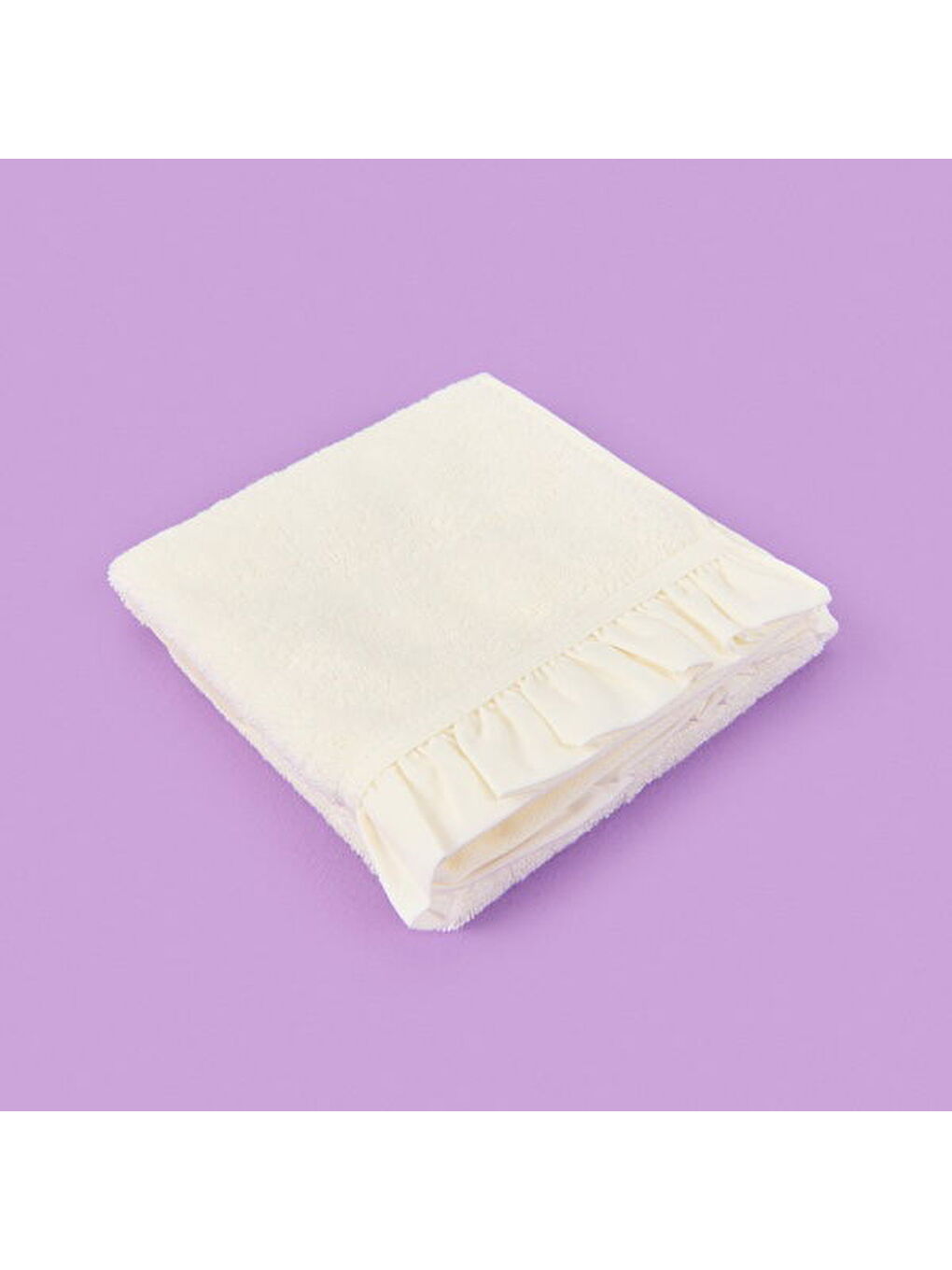 Evidea Soft Lotta El Havlusu - Beyaz - 30x40 cm - 1