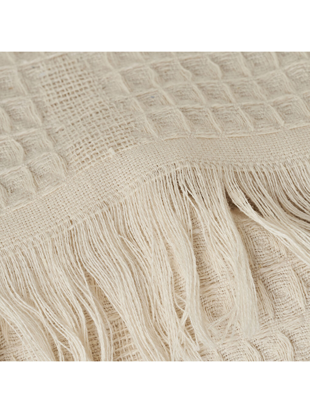 Bej %100 Pamuk Bexley Çift Kişilik Pike Vizon (200x220 cm)-4