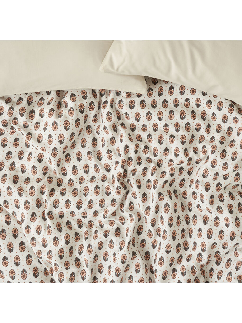 Karışık Jane Pamuklu Çift Kişilik Baskılı Pike (200x220 cm)-1