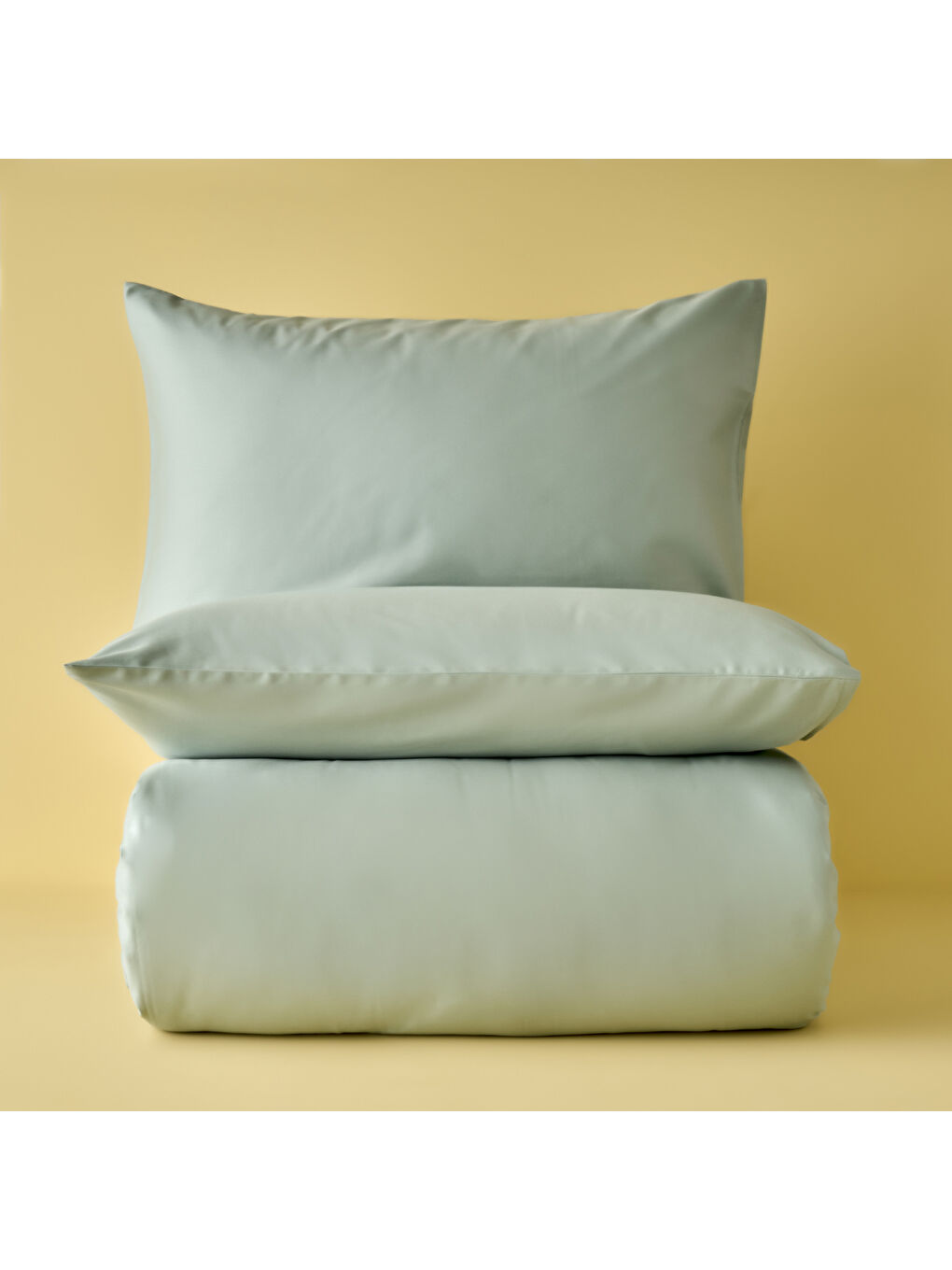 %100 Pamuk Saten Supreme Çift Kişilik Nevresim Seti Yeşil (200x220 cm)-3