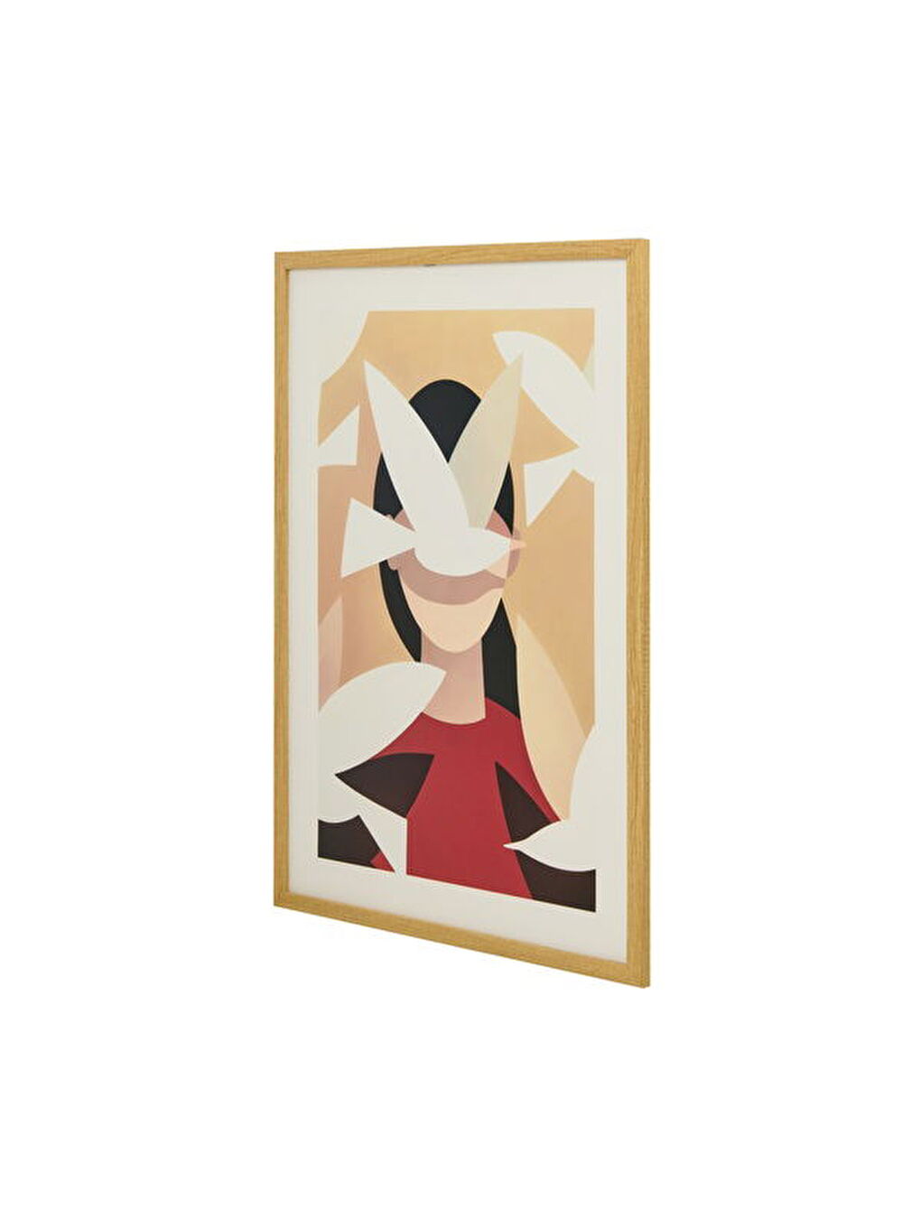 Karışık Deco Woman Of Birds Tablo - Renkli - 50x70 cm-2