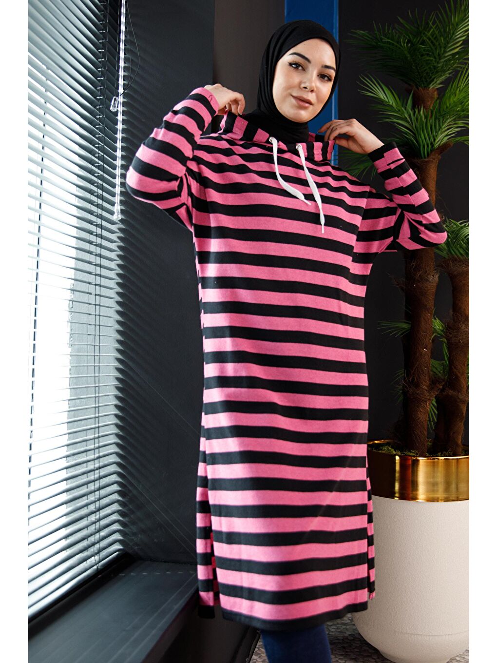 Orta Kadın Pembe Tunık - 3481