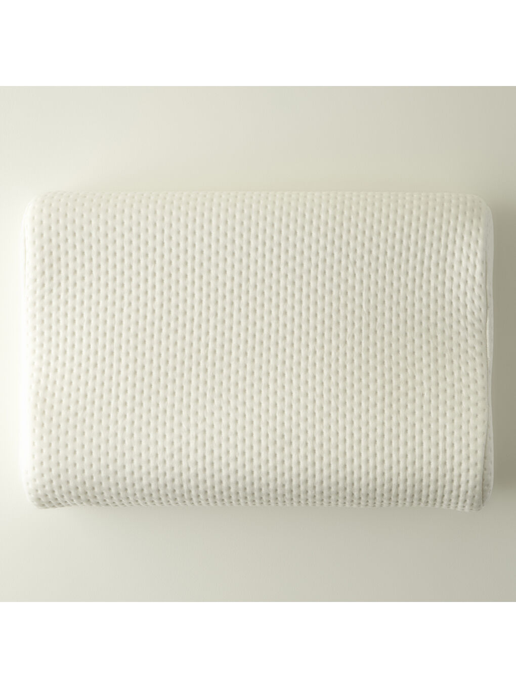 Boyun Destekli Ortopedik Visco Yastık Beyaz (55X35X12X10 cm)-1