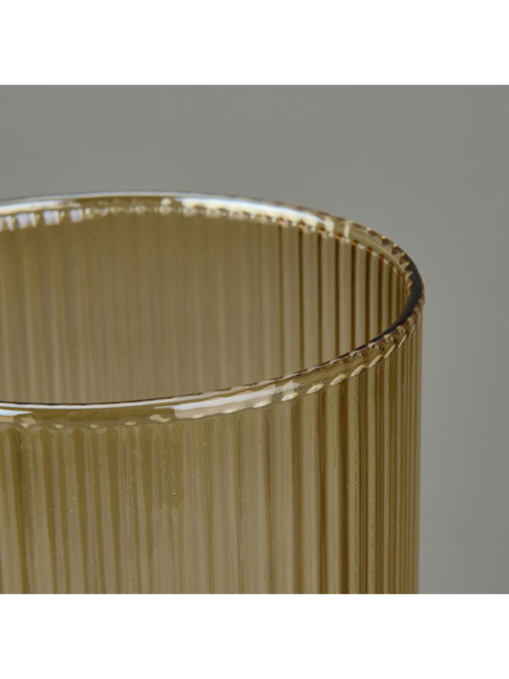 Sarı Deco Miranda Vazo - Bal - 28 cm-3