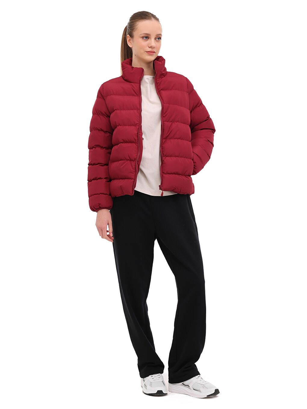 WL 1BLANCO KIMEKA 5PR Bordo Kadın Mont-2