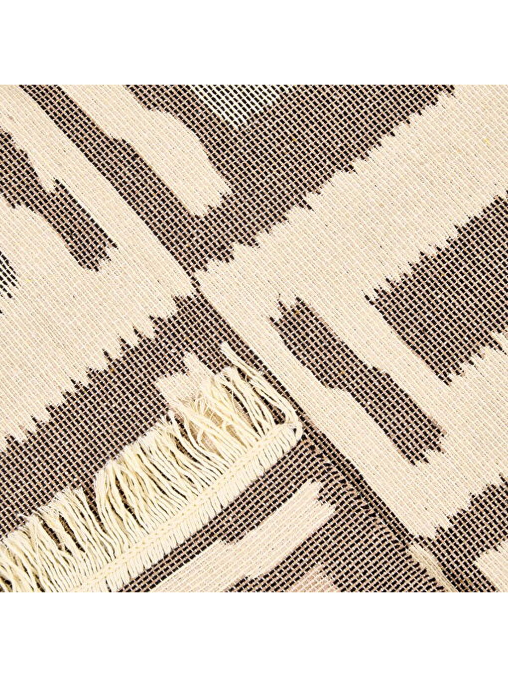 Evidea Soft Lindos Çift Taraflı Kilim - Ekru - 60x90 cm - 3
