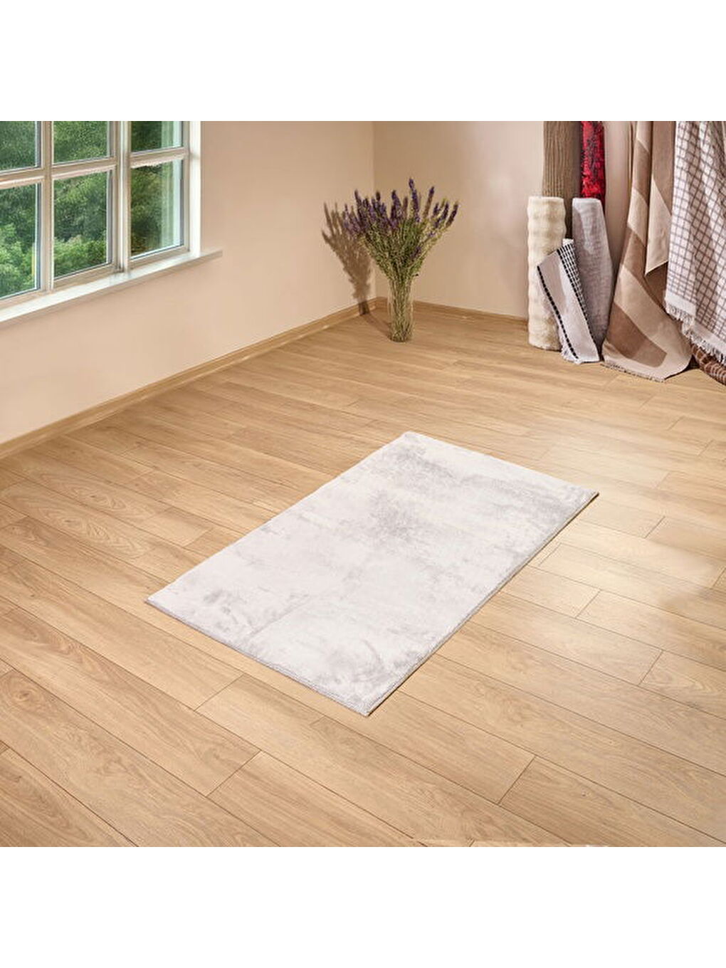 Soft Simirna Post Halı - Gri - 80x140 cm-2