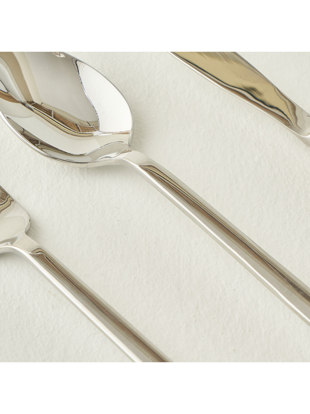 Gri Milano 18 Parça Tatlı Çatal Kaşık Bıçak Seti Silver-1