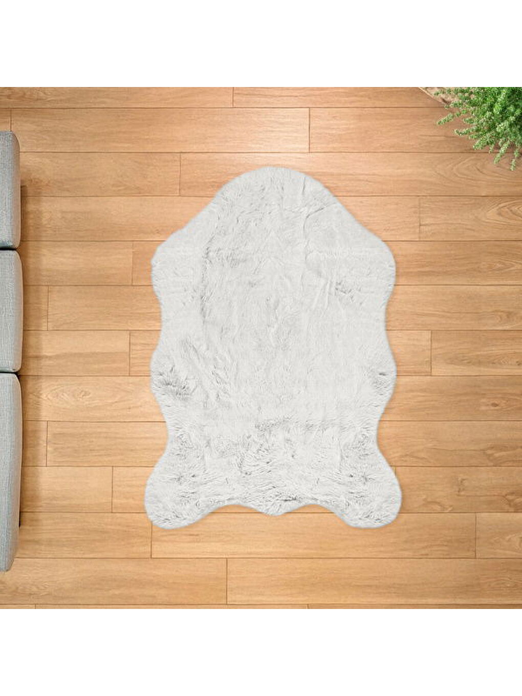 Soft Rachelle Post Halı - Açık Gri - 60x90 cm