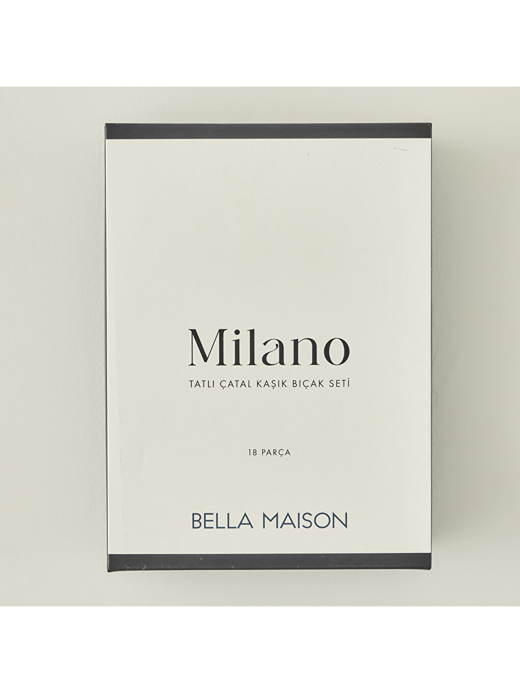 Sarı Milano 18 Parça Tatlı Çatal Kaşık Bıçak Seti Gold-3