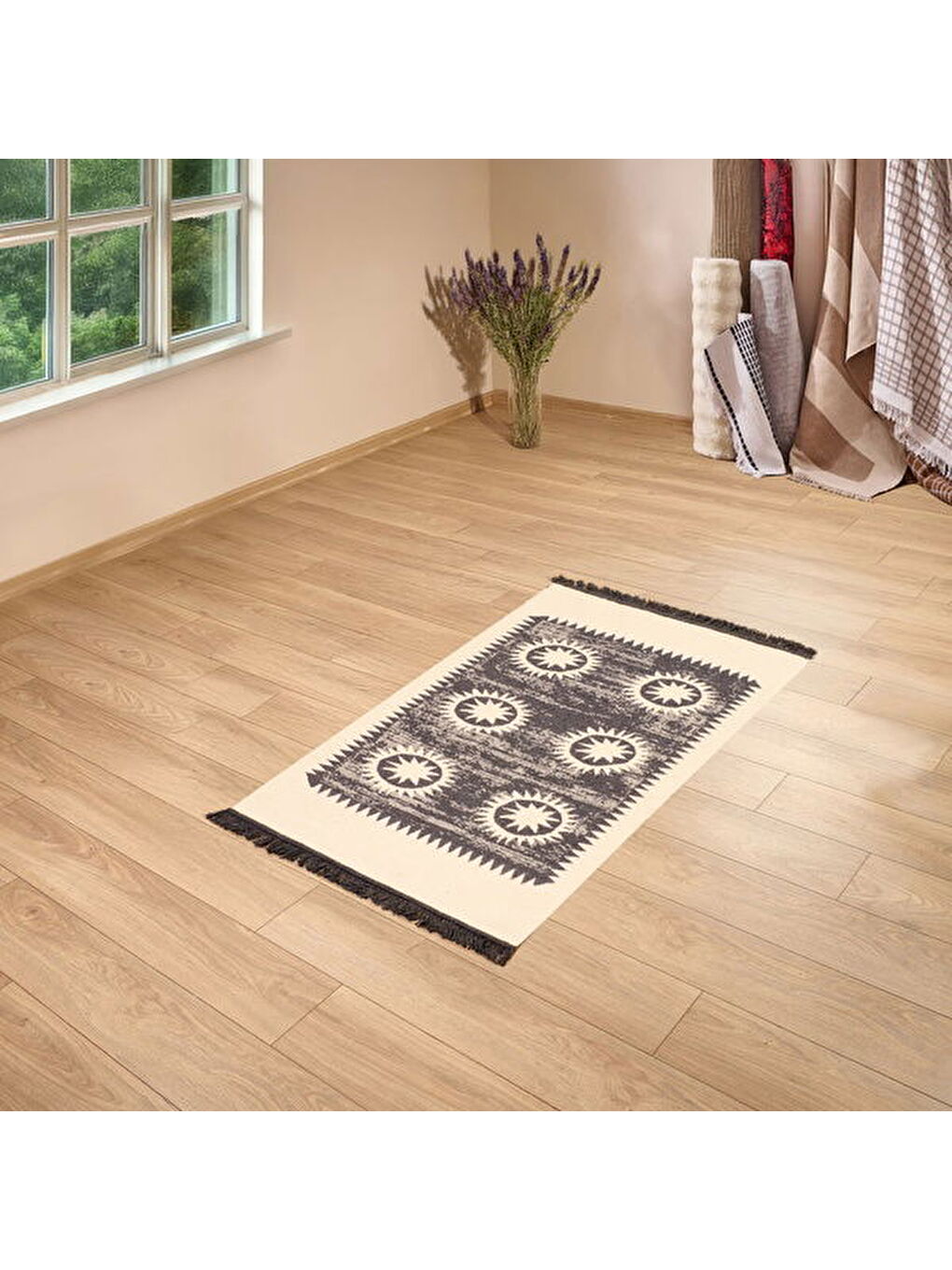Evidea Ekru Soft Borgar Çift Taraflı Kilim - Krem - 80x150 cm - 3