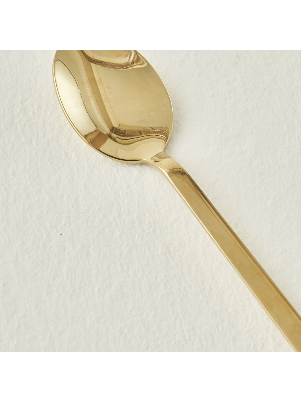 Sarı Milano 6'lı Çay Kaşığı Seti Gold-1