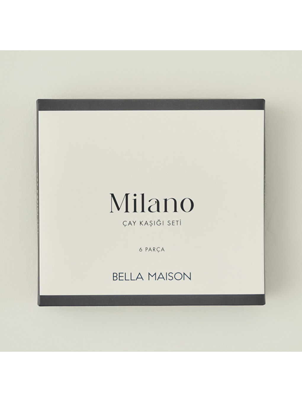 Sarı Milano 6'lı Çay Kaşığı Seti Gold-2