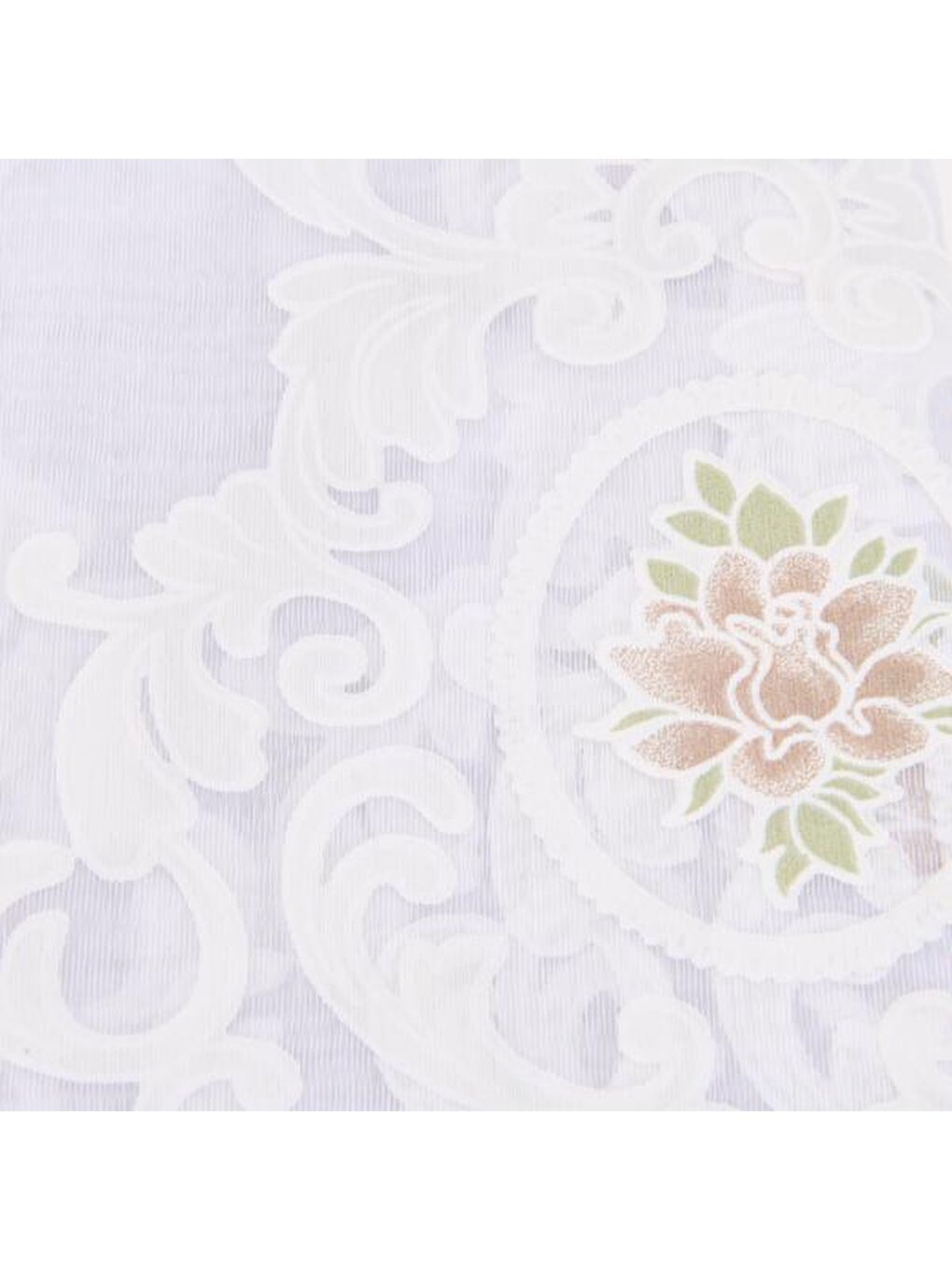Evidea Beyaz Soft Büken Tül Perde - Gri - 300x270 cm - 1