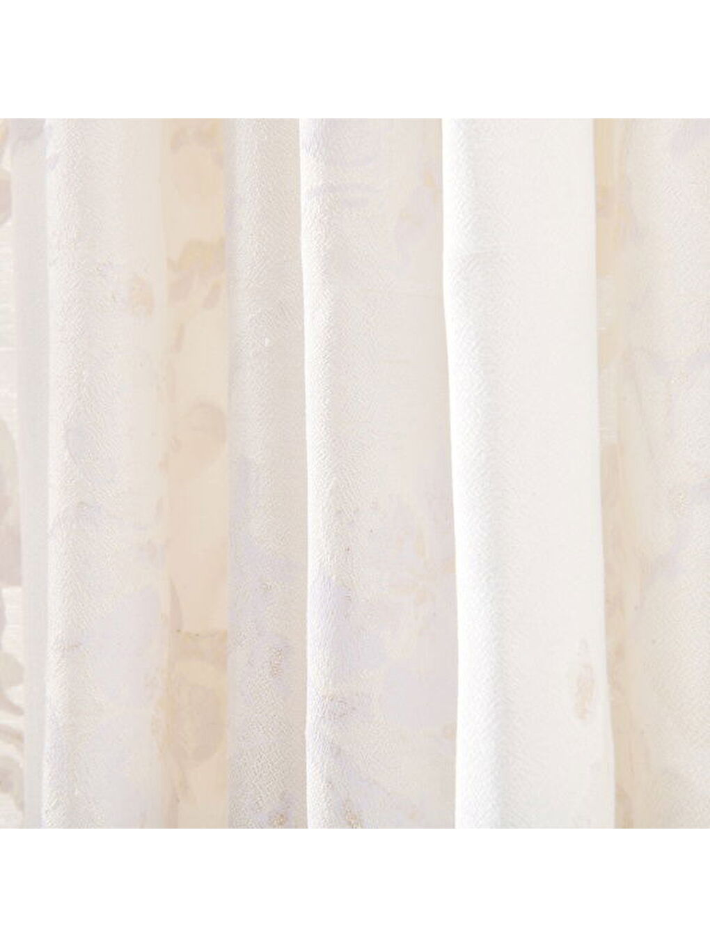 Evidea Soft Aluç Tül Perde - Beyaz - 300x270 cm - 2