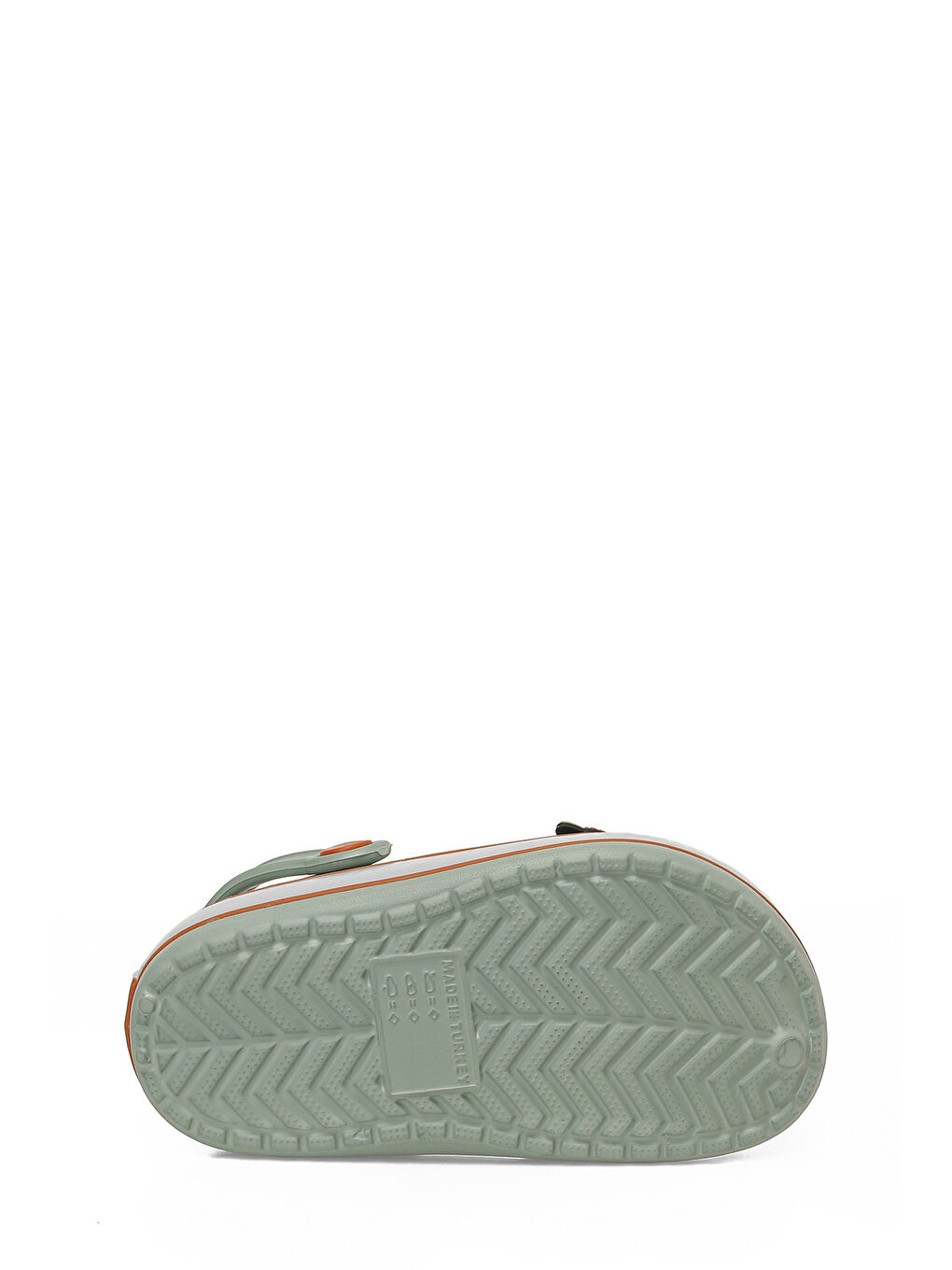 TENFES.P Yeşil Erkek Çocuk Sabo Terlik-5