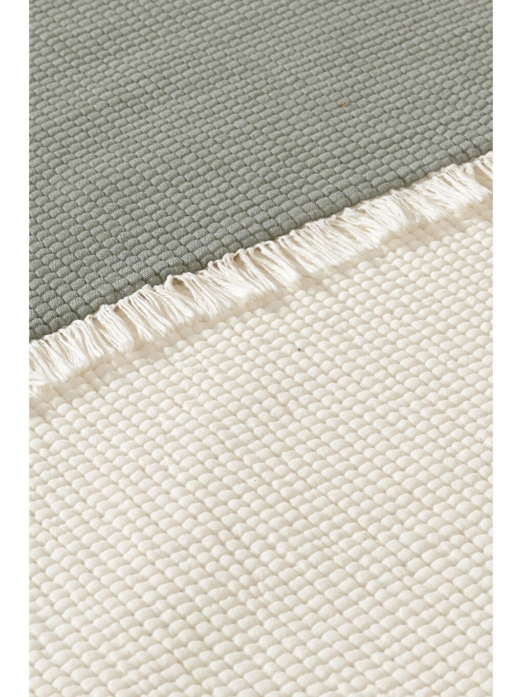 Rubby Müslin Pike Tek Kişilik (160x220 cm) Yeşil-3