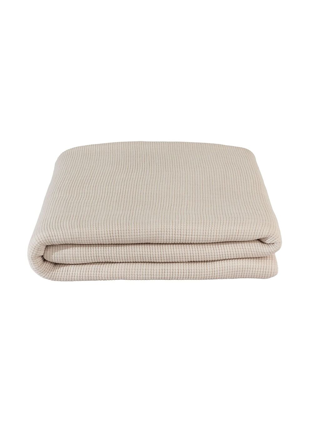 Bej Rubby Müslin Pike Çift Kişilik (210x230 cm) Vizon-4