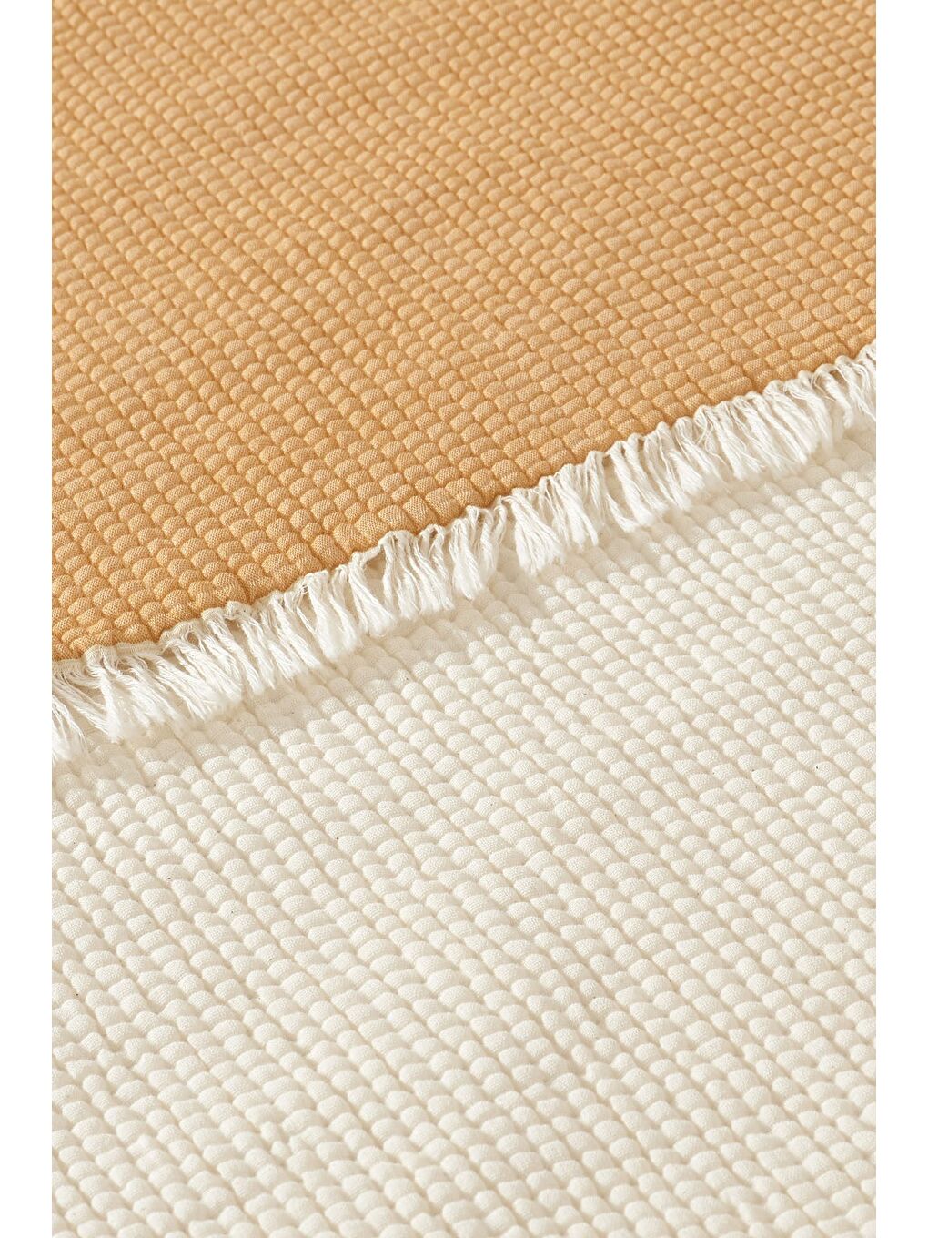 Rubby Müslin Pike Çift Kişilik (210x230 cm) Sarı-3